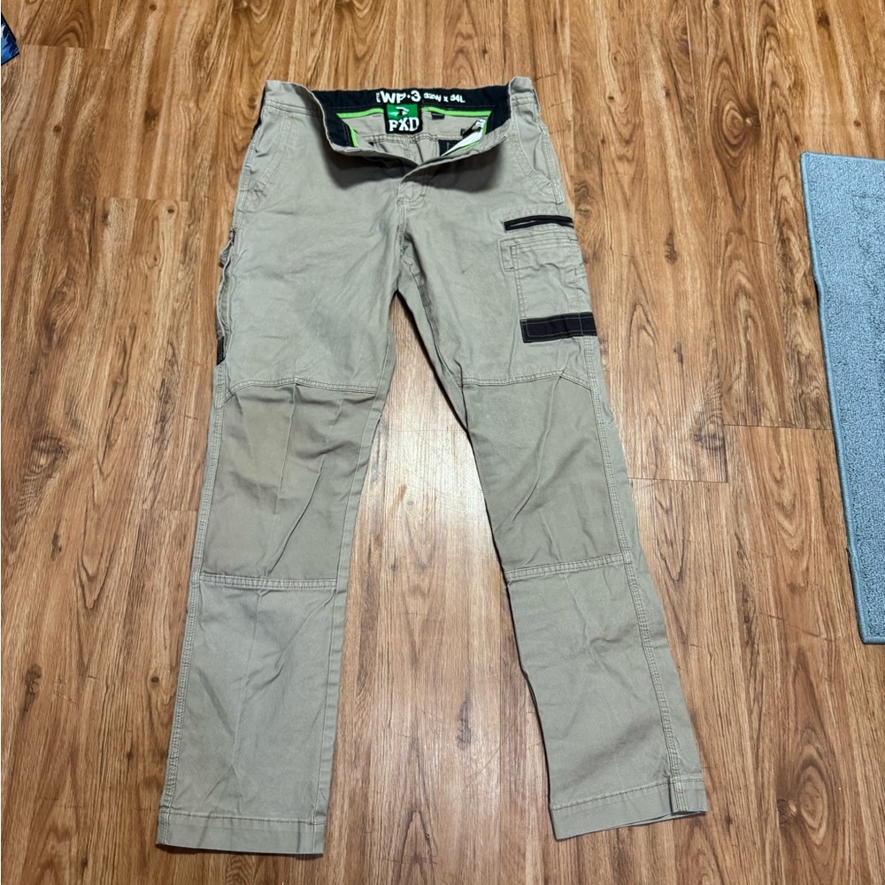 Men's Beige Cargo Pants
